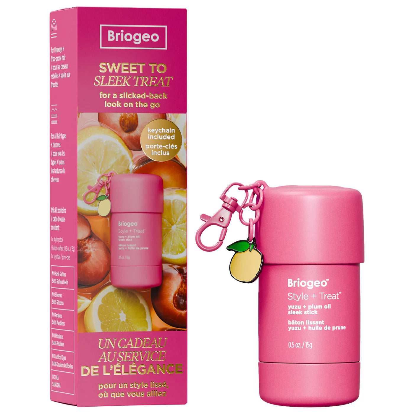 Sobre pedido: Briogeo Style + Treat™ Hair Sleek Stick + Limited Edition Key Chain Gift Set